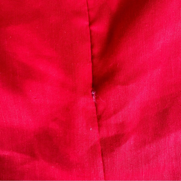 J. Crew Collection Red Ruched Dress - Picture 8 of 10